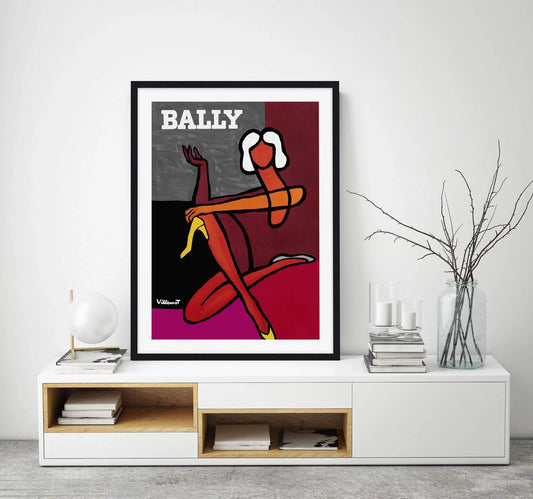 Bally Sitting Woman Art Print