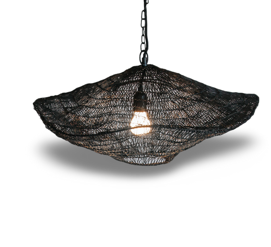 Black Mesh Cloud Pendant 61cm - NEW