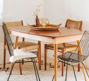 vintage retro Mid Century modern metal wire dining outdoor chair ico traders