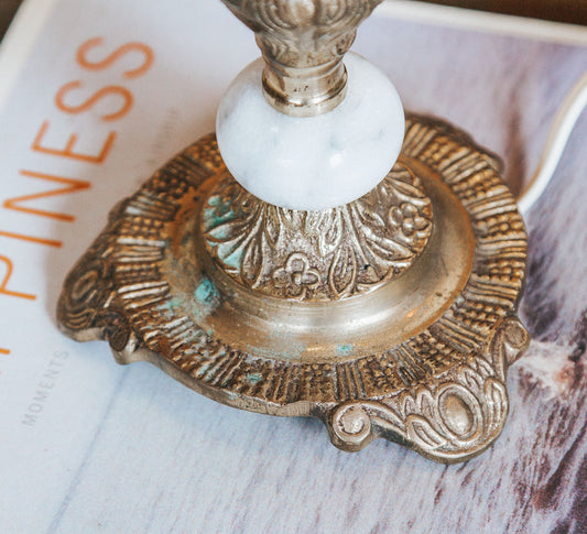 Vintage Brass Table Lamp
