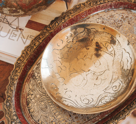 Vintage Brass Dish