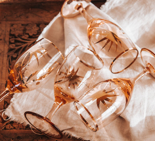 Vintage Liqueur Glasses - Set of 4
