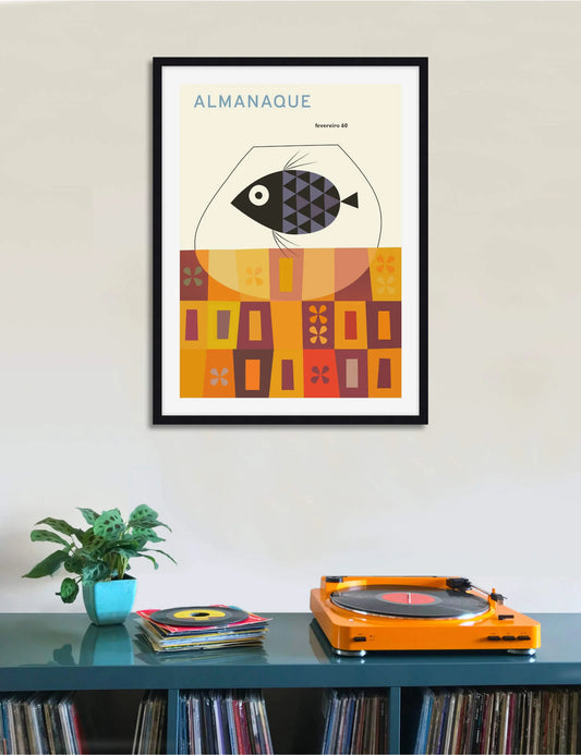 Almanaque Goldfish Art Print