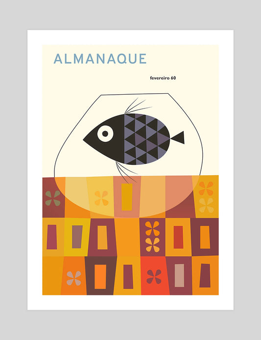 Almanaque Goldfish art print