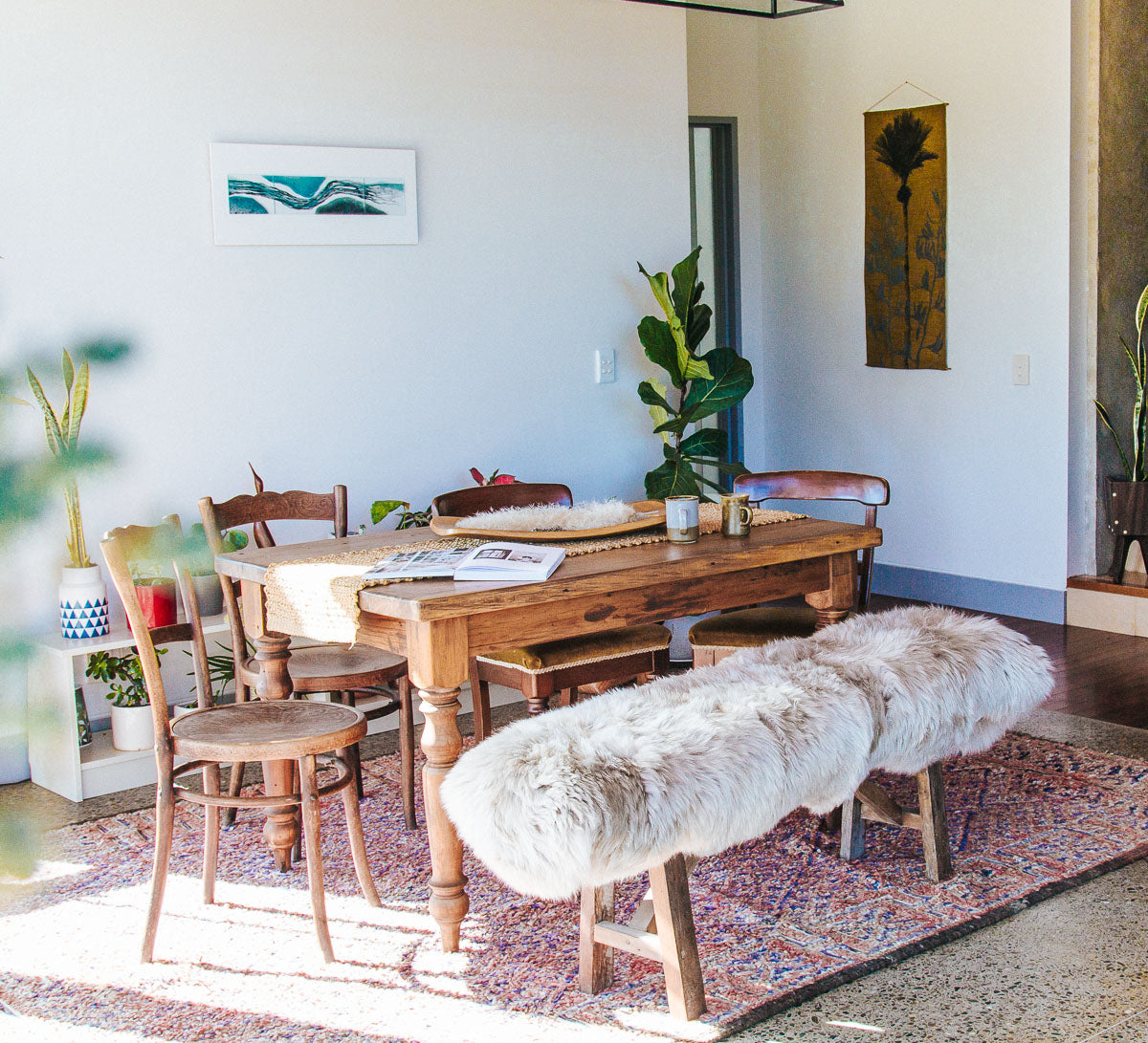 nz long wool luxury sheepskin fibre by auskin wilson & dorset sheepskin