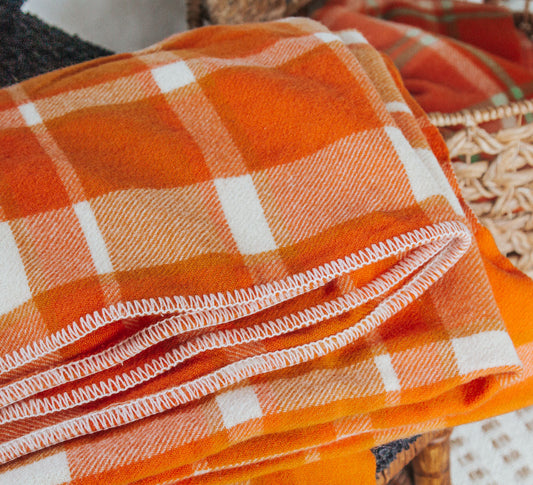 Large Vintage NZ Wool Blanket