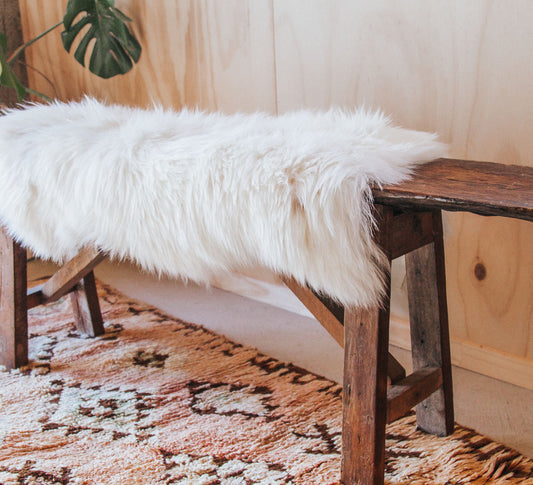 rustic longwool lhasa sheepskin wilson and dorset