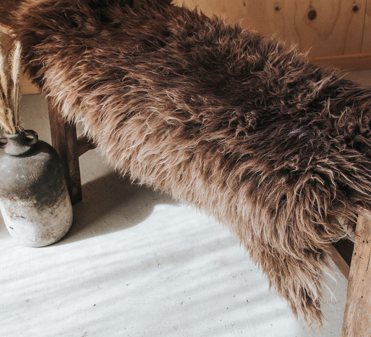 nz rustic longwool sheepskins organically shaped