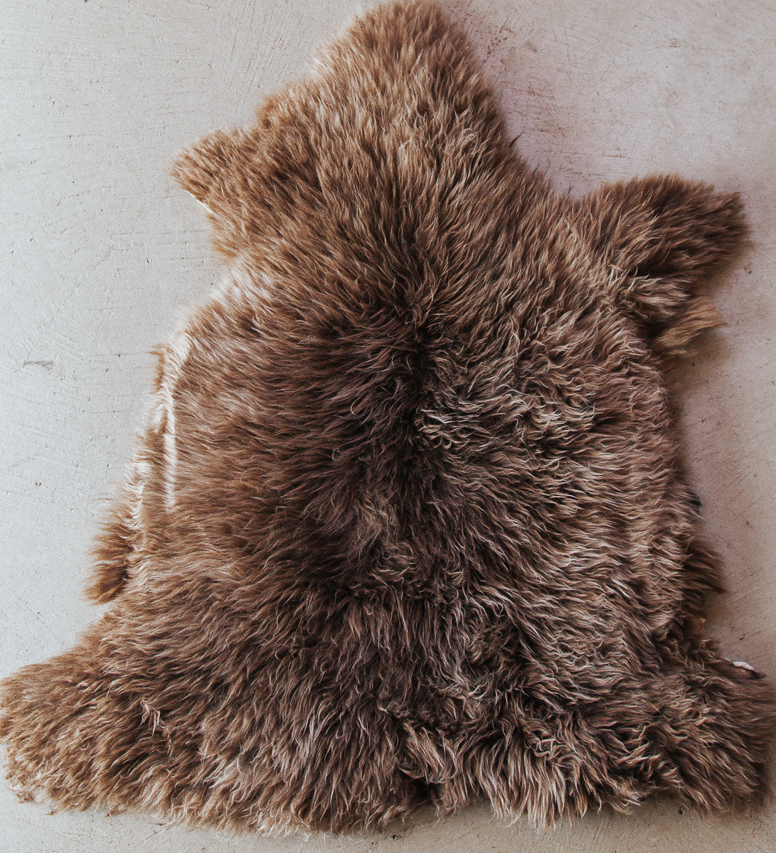 nz rustic longwool sheepskins organically shaped
