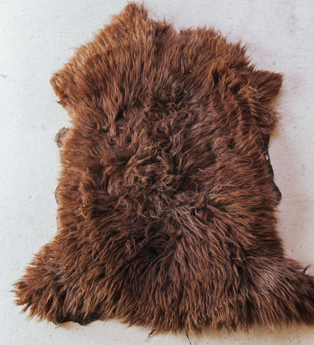 nz rustic longwool sheepskins organically shaped