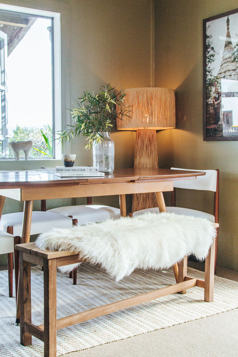 rustic longwool lhasa sheepskin wilson and dorset