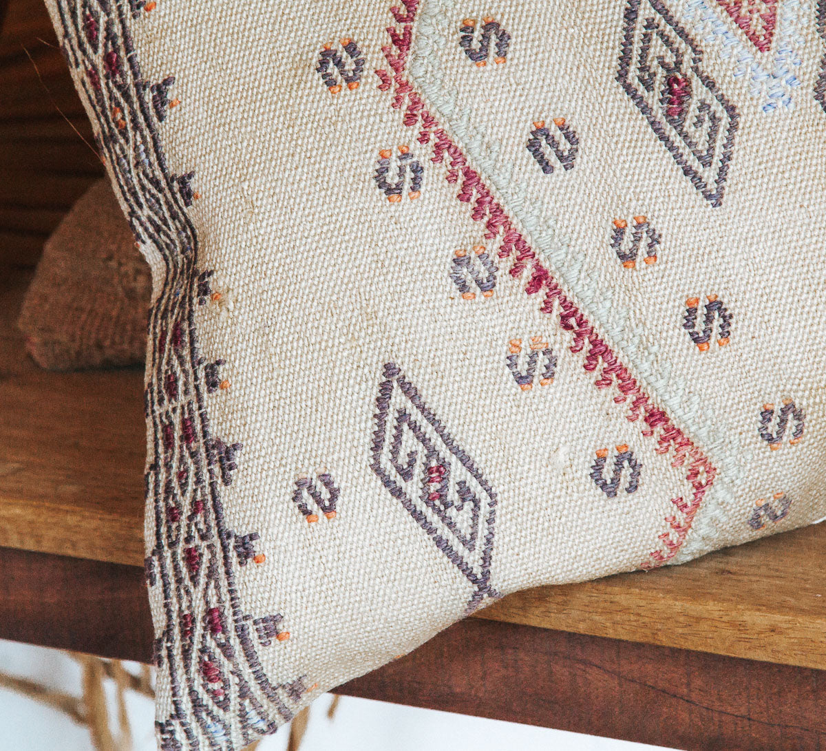 vintage boho turkish kilim couch bed cushion pillow