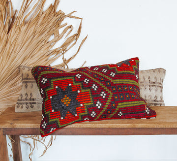 vintage boho turkish kilim couch bed cushion pillow