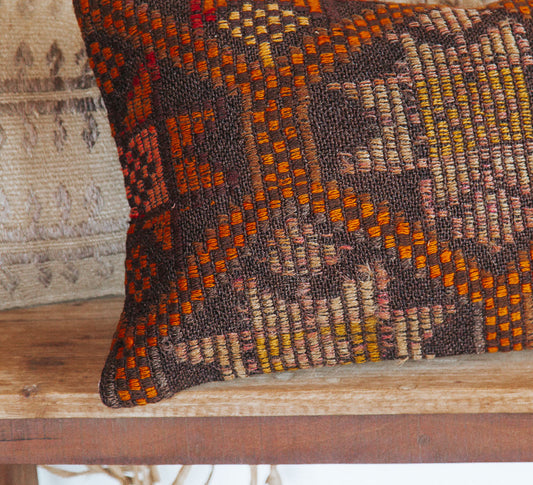 Lumbar Kilim Cushion 35x90