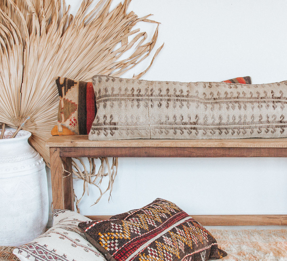 Lumbar Kilim Cushion 30x90cm