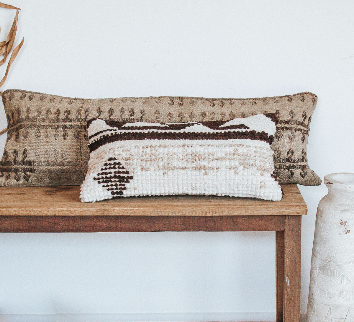 vintage boho turkish kilim throw pillow cushion