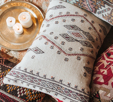 vintage boho turkish kilim couch bed cushion pillow