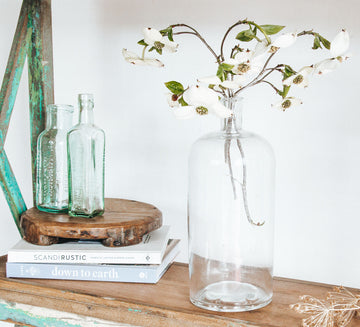 Large Vintage Glass Bottle