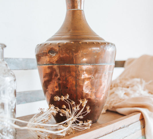 Vintage Copper Vase