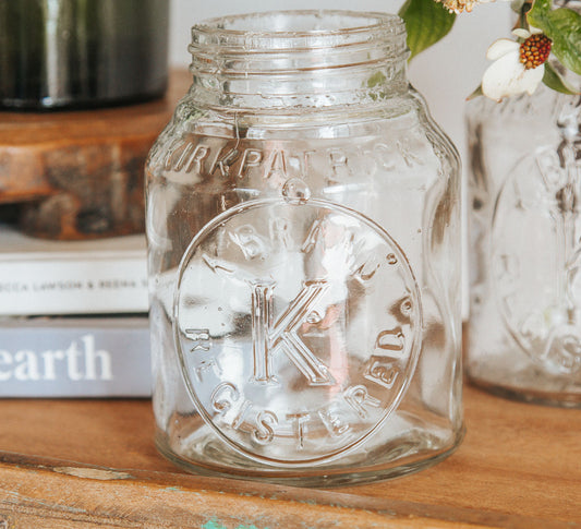 Vintage NZ Kilpatrick Glass Jar