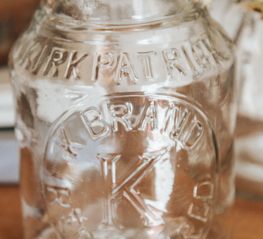 Vintage NZ Kilpatrick Glass Jar