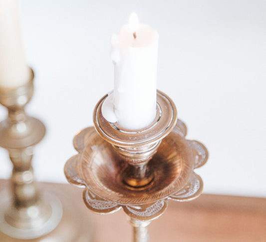 Brass Vintage Candleholder