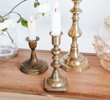 Brass Vintage Candleholder