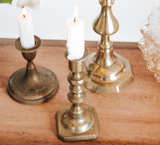 Brass Vintage Candleholder