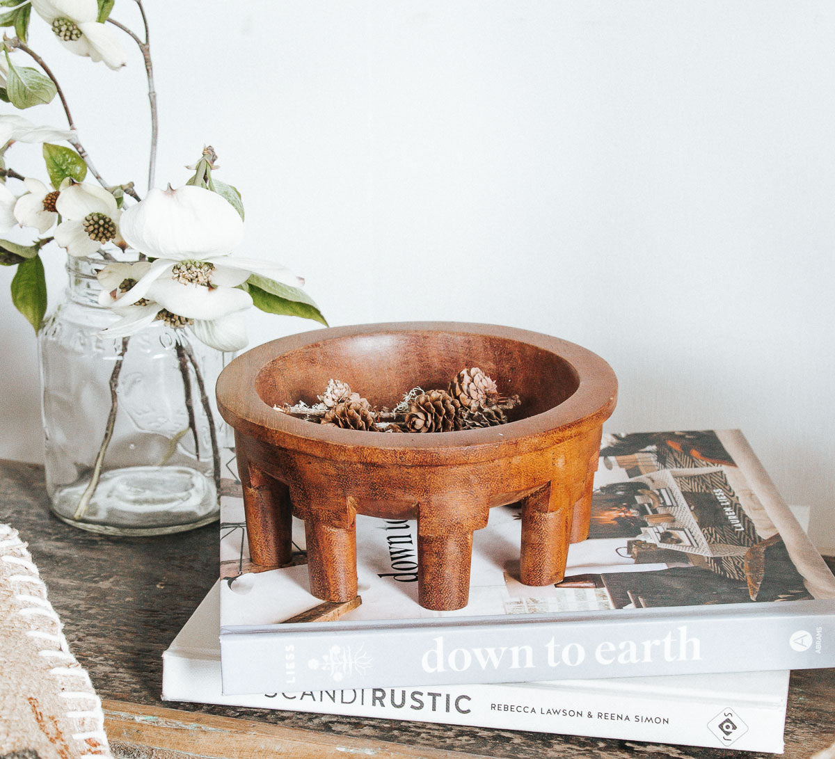 Pacific Island Wooden Bowl