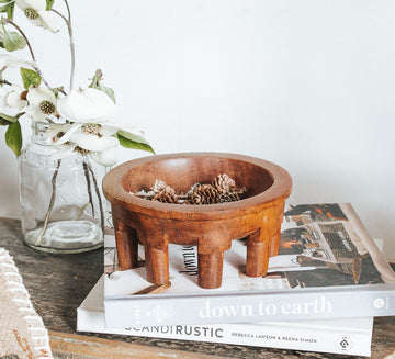 Pacific Island Wooden Bowl