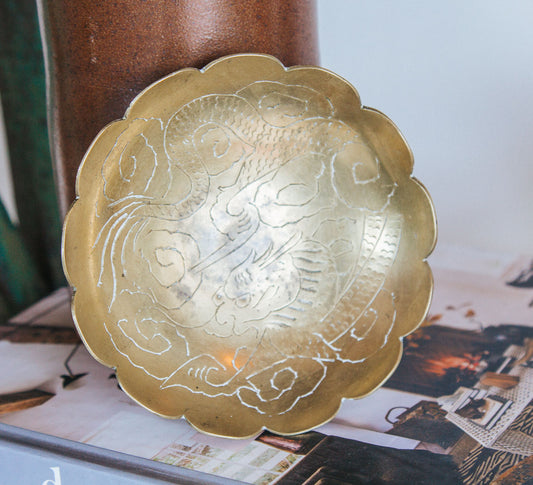 Vintage Brass Dish