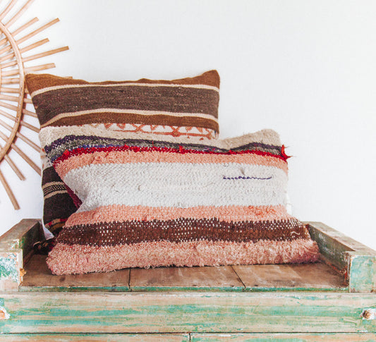 Kilim boho turkish cushion pillow