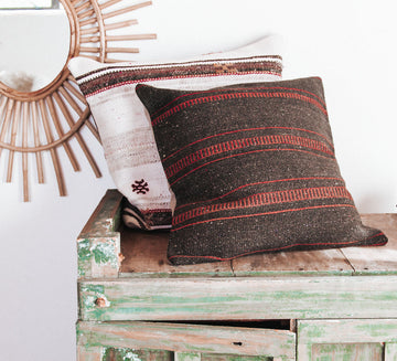 Kilim boho turkish cushion pillow