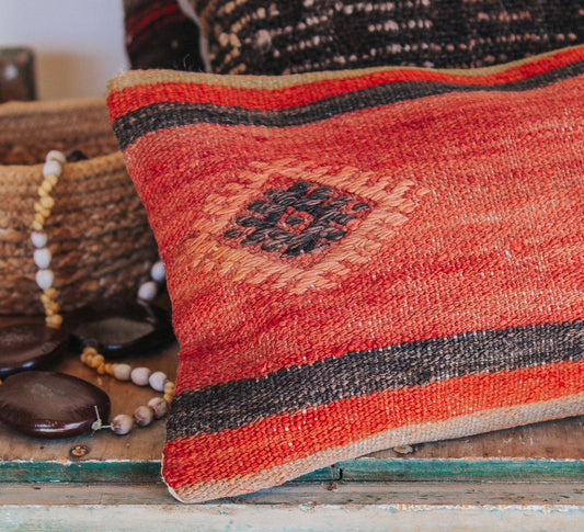 Mini Lumbar Kilim Cushion 20x40