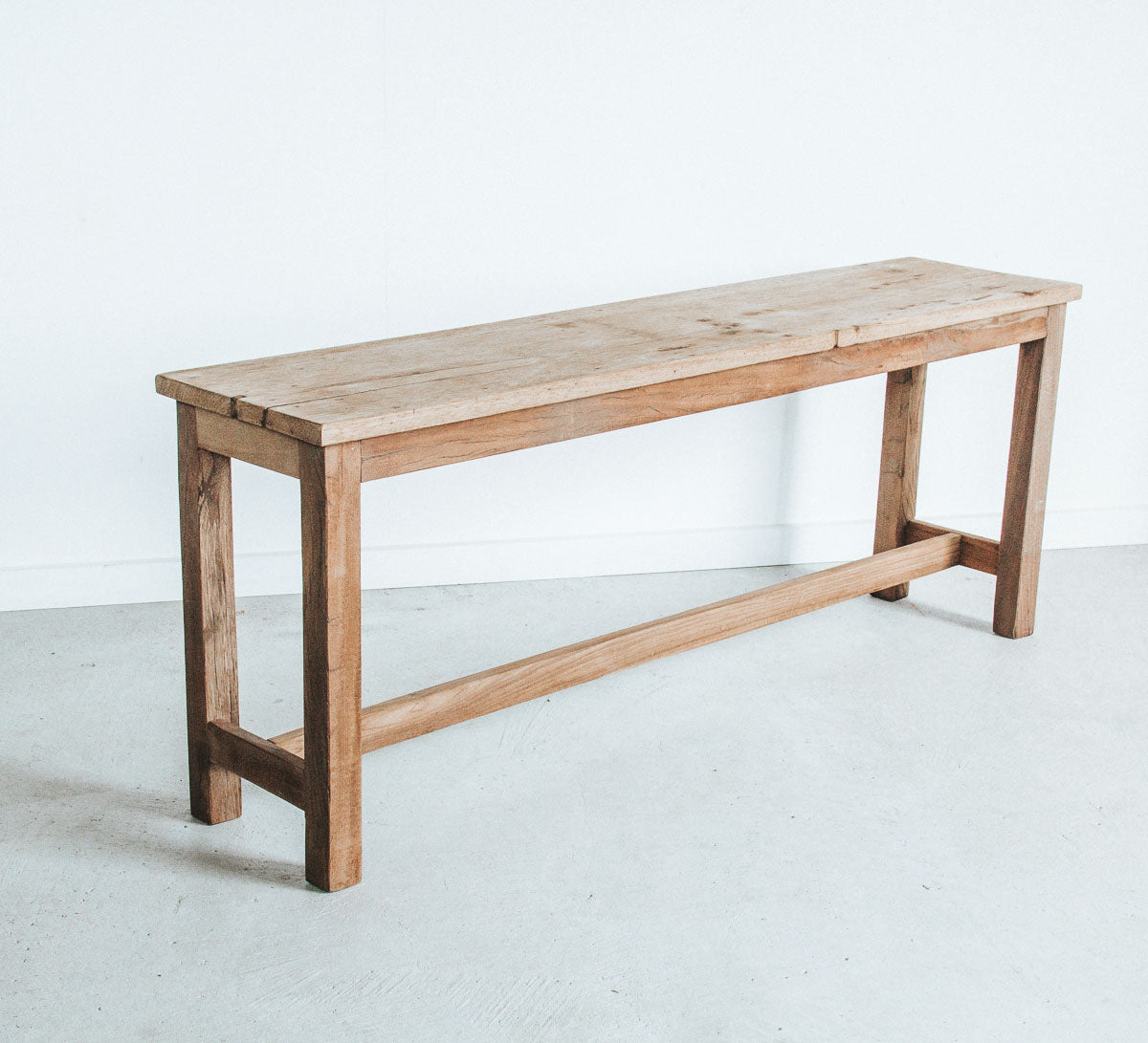 vintage boho reclaimed wooden bench seat