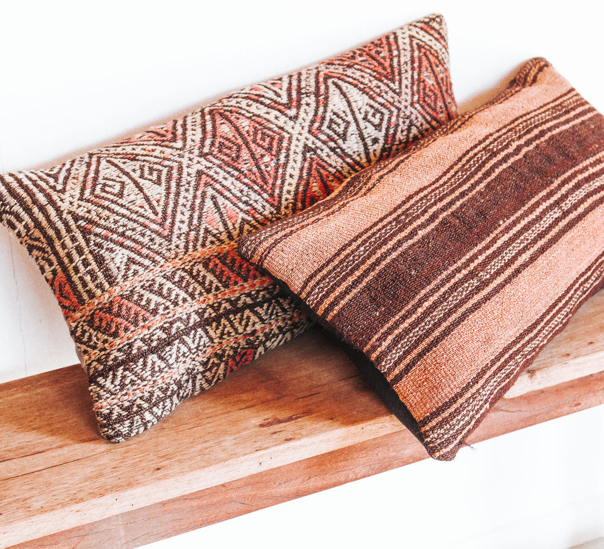 vintage boho turkish kilim cushion