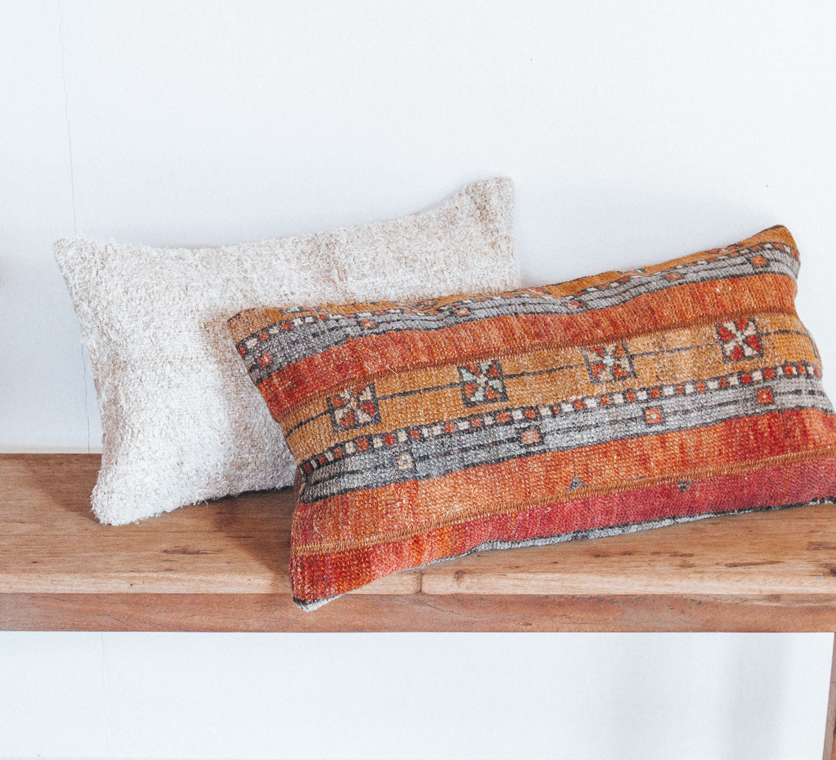 VINTAGE Boho turkish kilim throw cushion pillow