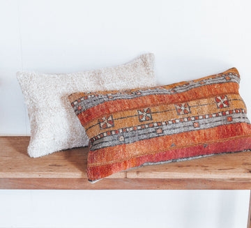 VINTAGE Boho turkish kilim throw cushion pillow
