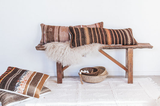 Kilim Lumbar Cushion 30x90