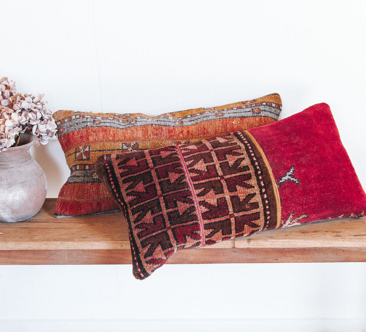 VINTAGE Boho turkish kilim throw cushion pillow