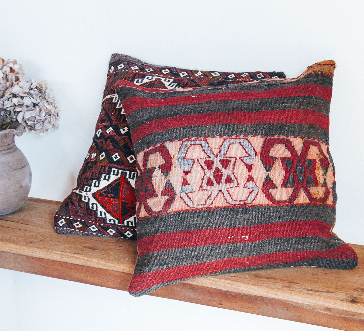 VINTAGE Boho turkish kilim throw cushion pillow