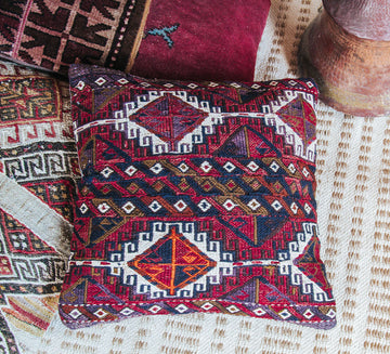 VINTAGE Boho turkish kilim throw cushion pillow