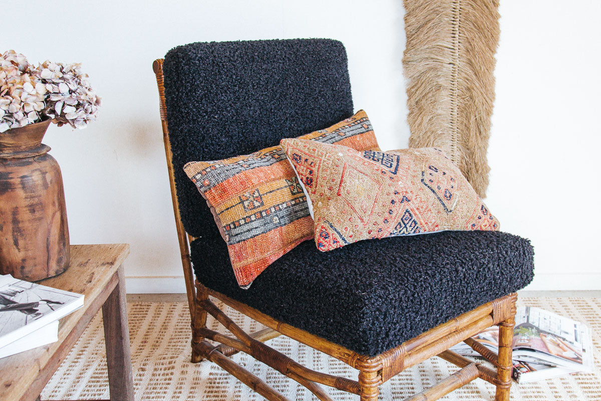 VINTAGE Boho turkish kilim throw cushion pillow