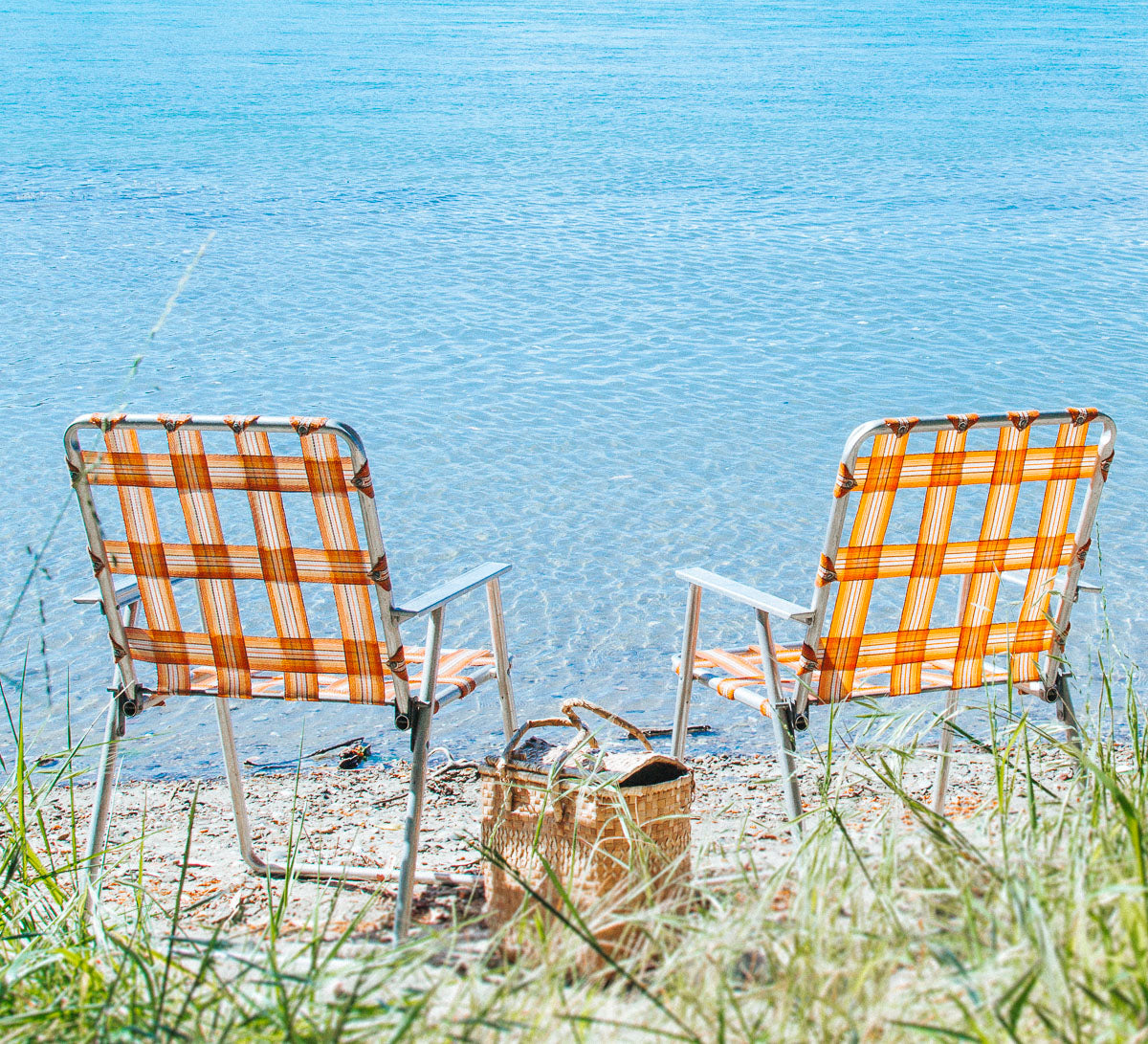 vintage retro made in nz by namco fold up picnic chairs