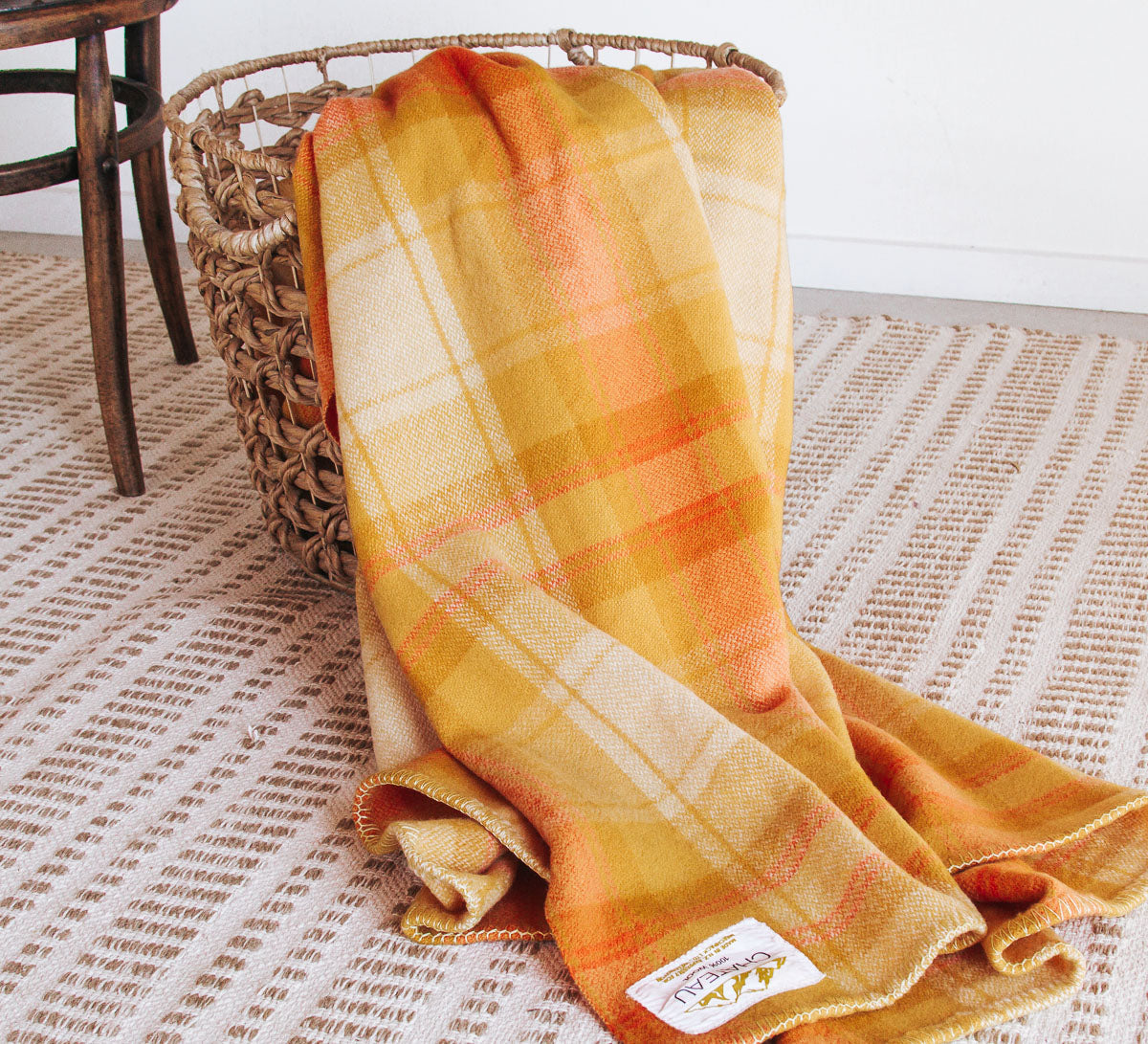 Vintage NZ Wool Blanket