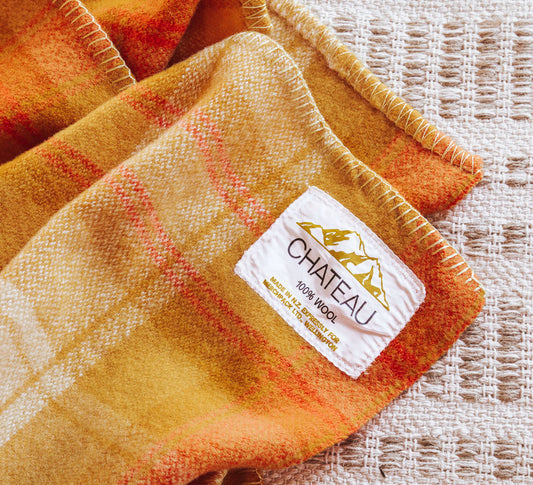 Vintage NZ Wool Blanket