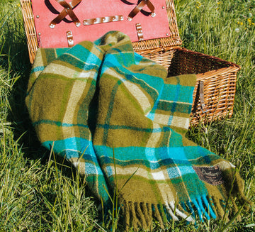 Vintage 'Onehunga' Wool Travel Rug