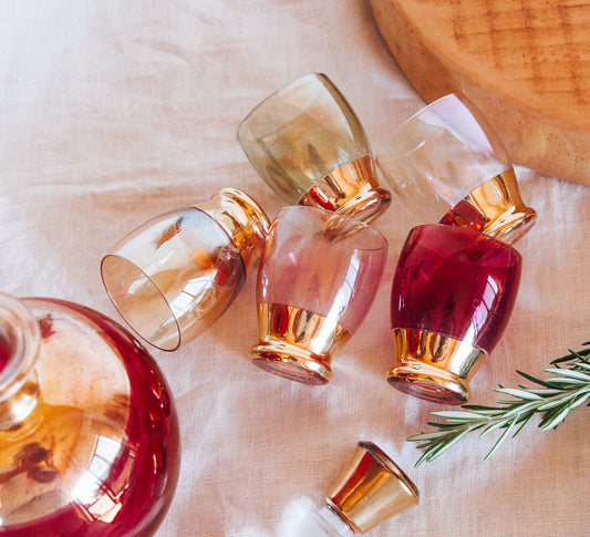 Vintage Decanter & Glass Set
