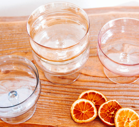 Vintage Cocktail Glasses - Set of 4