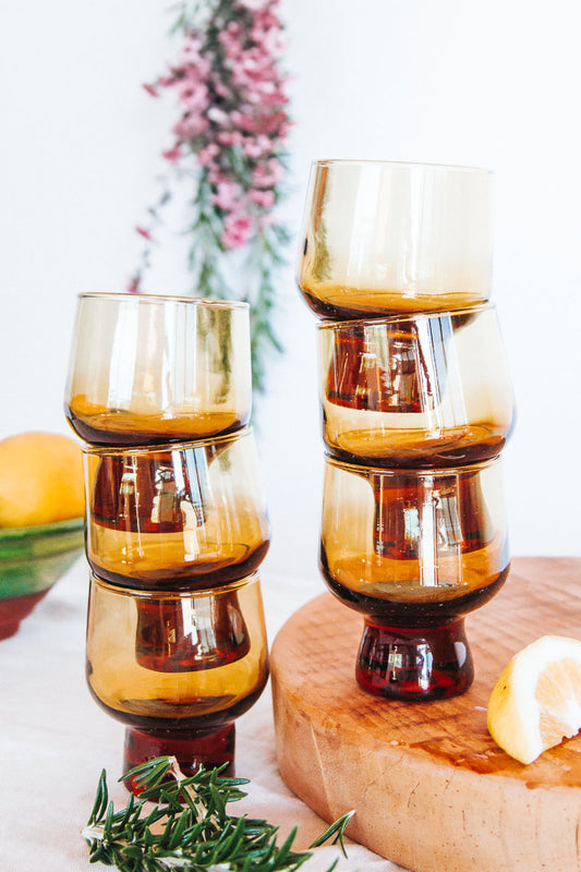 Vintage Kaaru Glasses - Set of 6